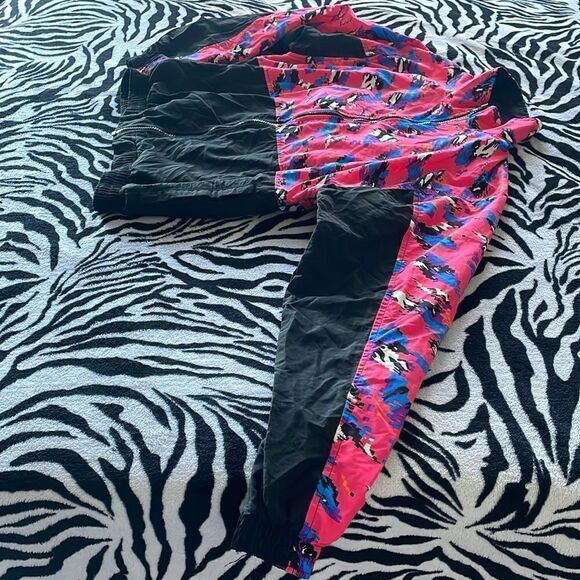 Dolfin international cool vtg 90s windbreaker jacket full zip pixel size medium - Picture 7 of 15